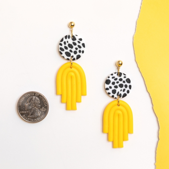 Celeste Clay Earrings - Picture 5 of 6